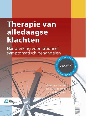 9789036819213 Therapie van alledaagse klachten, Verzenden, Zo goed als nieuw, Jongh, T.O.H. de