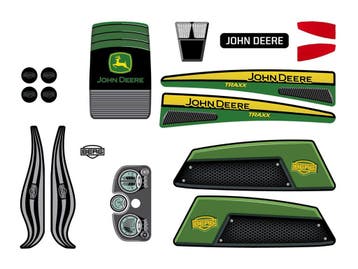 BERG Stickerset John Deere voor XL-frame skelter (Skelters), Ophalen of Verzenden, Nieuw