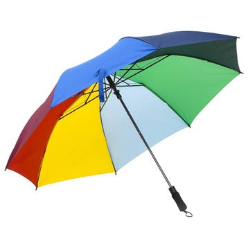 vidaXL Paraplu automatisch inklapbaar 124 cm meerkleurig, Verzenden, Nieuw
