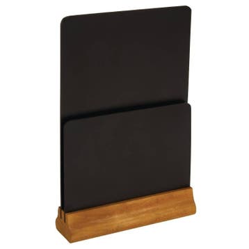 Dubbel schoolbord Menu Houder, Verzenden, Nieuw in verpakking