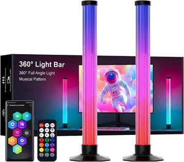 LED Lichtbalken 43cm | 360 RGBIC | Retourdeal 33% Korting, Ophalen of Verzenden, Zo goed als nieuw