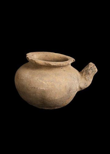 Amlash Greyware Vaat met tuit (Zonder minimumprijs)