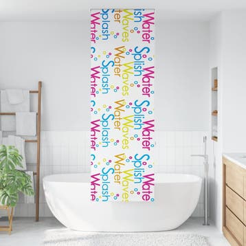 vidaXL Doucherolgordijn 60x240 cm stofbreedte 56 cm, Verzenden, Nieuw