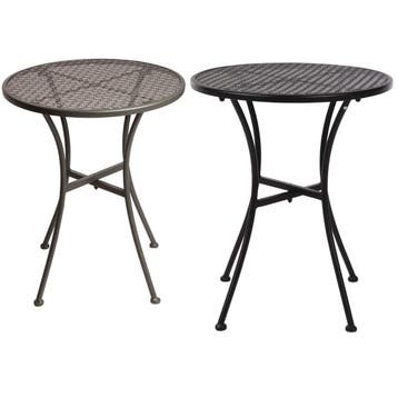 Bolero ronde stalen bistro tafel, Ophalen of Verzenden