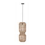 *WOONWINKEL* Must Living Blanes Hanglamp Van Bananenblad 60, Huis en Inrichting, Lampen | Hanglampen, Verzenden, Nieuw