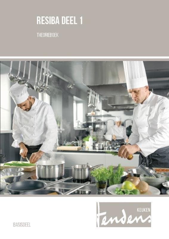 Resiba / deel 1 en 2 / Theorieboek / Tendens keuken, Boeken, Schoolboeken, Gelezen, Verzenden
