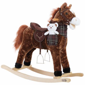 Schommeldier Paard Bruin met Geluid (Hobbeldieren), Verzenden, Nieuw