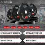 PHF Halterschijven 50 mm | Tri Handle Plates Voordeelsets, Sport en Fitness, Fitnessmaterialen, Verzenden, Nieuw, Benen, Halterschijven
