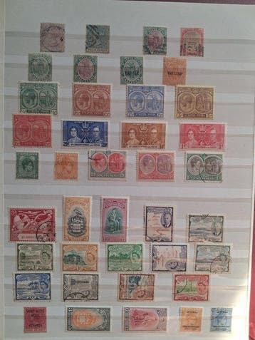 Britse Gemenebest 1880/1950 - St. Kitts, St. Helena, St., Gestempeld