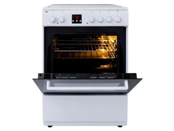 Etna FKV761WIT - Fornuis - Keramische kookplaat 60 cm - Wit, Verzenden, Zo goed als nieuw