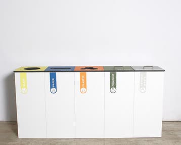 Herena Variobin met 5 modules, 72x151x31cm, afvalscheidin..., Overige plaatsen, Ophalen of Verzenden, Gebruikt, Overige typen