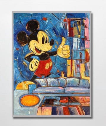 Nguyn V.L (1993) - The Mickey Legacy (15) 80 60 cm.