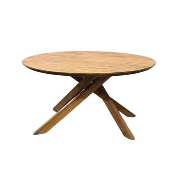 Stel uw ronde tafel met verjongde rand samen -  140 cmTafels, Huis en Inrichting, Tafels | Eettafels, Ophalen of Verzenden, Nieuw