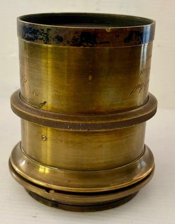 Busch, Emil Rapid Aplanat No. 5 Serie D F8 Messing lens, Nieuw