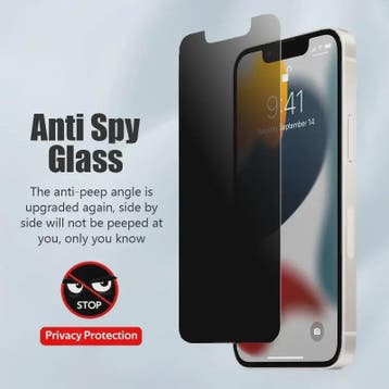 3x Privacy Screenprotector Anti-Spy Glas voor iPhone 11 t/m, Verzenden, Nieuw