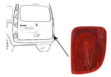 Mercedes Citan Renault Kangoo Reflector achter (Mistlampen), Auto-onderdelen, Verzenden, Nieuw