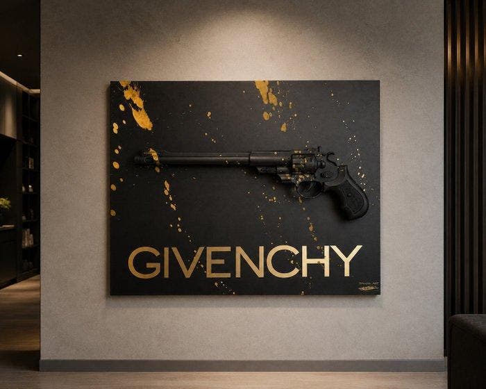 Daluxe Art - 1999 • Givenchy Gun, Antiek en Kunst, Kunst | Designobjecten