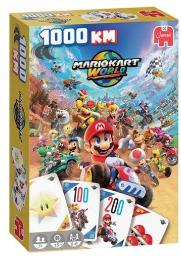 Jumbo kaartspel Mario Kart World 10 van €10,99 voor €5,49, Ophalen of Verzenden, Nieuw