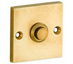 Beldrukker Bauhaus messing antiek, Verzenden, Nieuw