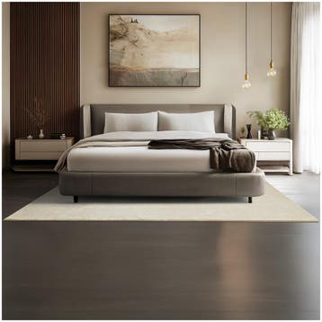 Kortpolig vloerkleed Soft Zone - 160 x 230 cm, beige, Verzenden, Nieuw