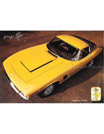 1969 ISO GRIFO PROGRAMMA LEAFLET, Nieuw, Author
