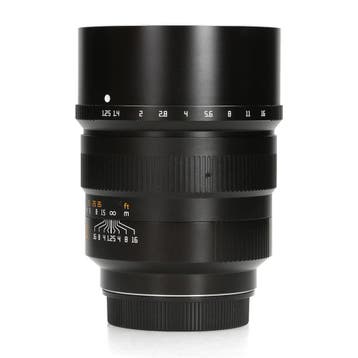 TTartisan 90mm F1.25 black - Leica L-mount - 1 jaar garantie, Ophalen of Verzenden, Zo goed als nieuw