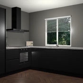 Zwart keuken Doha 37967, Verzenden, Nieuw