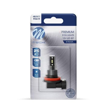 LED - H11 / H8 12V 6W - Premium - 6x LED diode - Wit - Enkel, Verzenden, Nieuw, Maserati