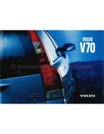 2001 VOLVO V70 INSTRUCTIEBOEKJE ENGELS, Auto diversen, Handleidingen en Instructieboekjes