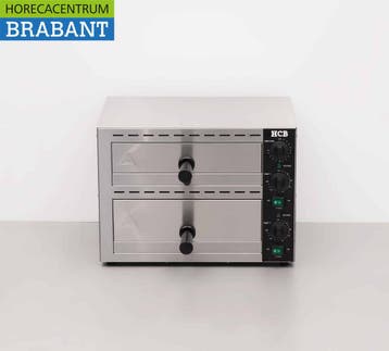 HCB RVS Dubbele Snackoven Oven Pizzaoven 230V Horeca, Ophalen of Verzenden, Nieuw in verpakking