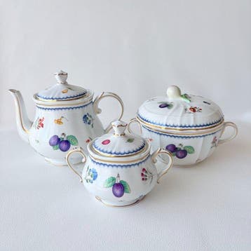 Richard Ginori - Pot (3) - Italiaanse vruchten - Porselein -