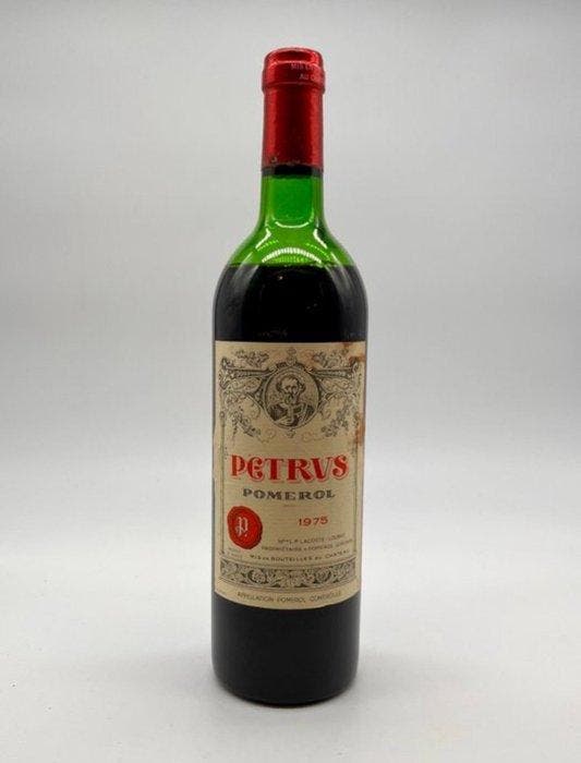 1975 Petrus - Bordeaux - 1 Fles (0,75 liter), Verzamelen, Wijnen