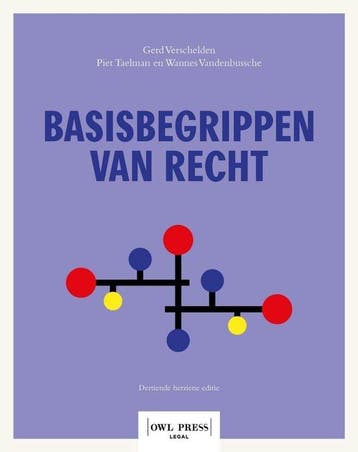 9789493522893 Basisbegrippen van recht Gerd Verschelden, Verzenden, Nieuw, Gerd Verschelden