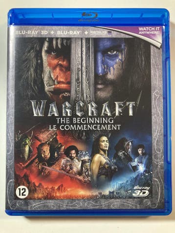 WARCRAFT THE BEGINNING (3D + 2D) (BLURAY), Verzenden, Gebruikt