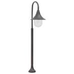 vidaXL Paalverlichting tuin E27 120 cm aluminium brons, Verzenden, Nieuw, Aluminium, Staande lamp