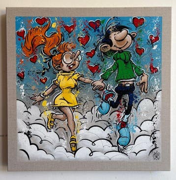 Elisée Skayzoo - Au dessus des nuages : Gaston Lagaffe et
