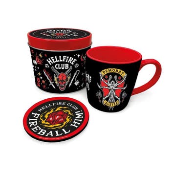 Stranger Things Hellfire Club Gift Set (Mok & Onderzetter), Ophalen of Verzenden, Nieuw