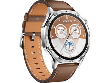 Huawei Watch GT 5 - Smartwatch - 46mm AMOLED - Bruin, Verzenden, Zo goed als nieuw, Huawei