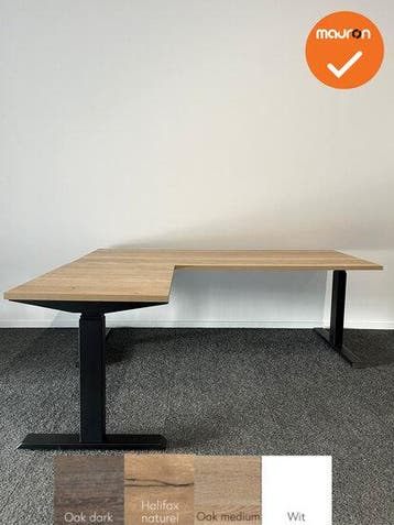 Steelforce Pro 670 SLS hoekbureau  - Elektrisch - zit-sta..., Werkplek, Ophalen of Verzenden, Gebruikt, Bureau