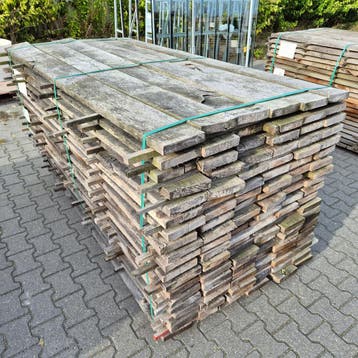 Partij Eiken planken 2000x160x27-30mm Windgedroogd, Ophalen of Verzenden, Nieuw