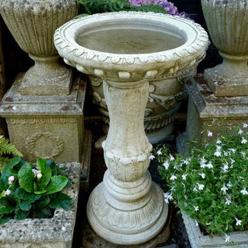 Echte stenen Vogelbad - vogeldrinkschaal - vogelrinkschalen, Ophalen of Verzenden, Nieuw