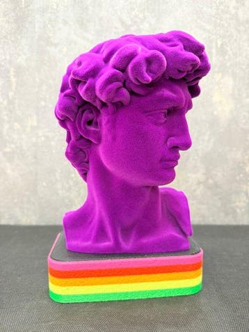 KIRAS - RE..DAVID VELVET VIOLET  - VERSIONE 24CM