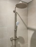 Sani Royal RVS geborsteld Regendouche met Thermostaatkraan, Nieuw