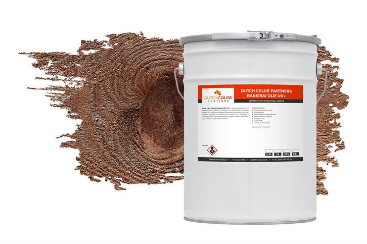DCC Bankirai Olie UV+ Donker Eiken 20L, Doe-het-zelf en Verbouw, Verf, Beits en Lak, Verf, Nieuw, 15 tot 20 liter, Verzenden