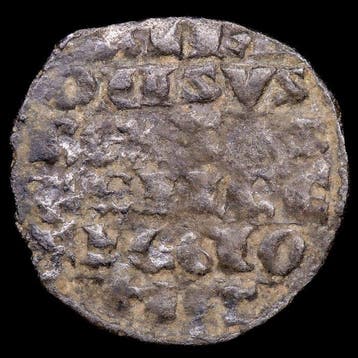 . Spanje Alfonso X El Sabio. Dinero, Vellón 1252. -1284 d.C