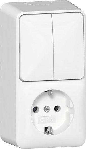 Gira Opbouw Combinatieschakelaar Stopcontact 16A 250V, Verzenden, Nieuw, Overige typen