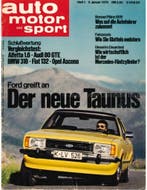 1976 AUTO MOTOR UND SPORT 01 DUITS, Nieuw, Author