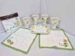 Villeroy & Boch - Dessertservies (8) - Geranium - Keramiek -