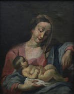 Italiaanse school (XVIII) - Madonna And Child
