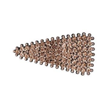 Haarspeld Klikklak 7cm - Driehoek Vorm - Glitter Steentjes -, Nieuw